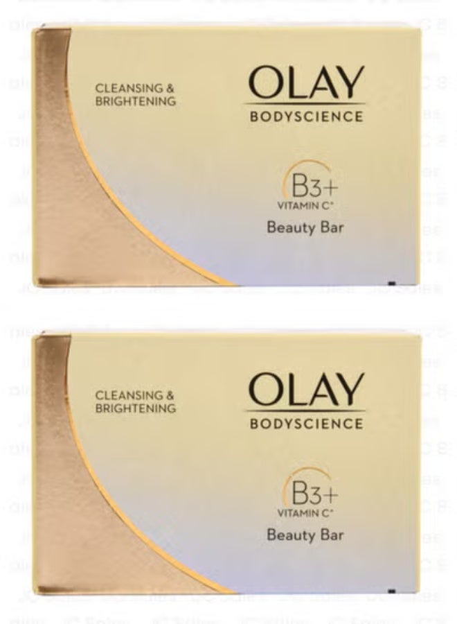 B3 Niacinamide + Vitamin C Cleansing And Brightening Bar 2 Pcs